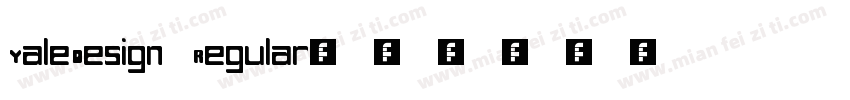 YaleDesign Regular字体转换